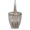 Calgary 3 Light Pendant In Pebbled Rust (7019-3P PR)