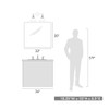 Orwell 2-Light Vanity Light in Matte Black with Chrome (3306-BA2 BLK-CH)