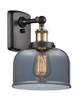 Bell - 1 Light - 8 inch - Black Antique Brass - Sconce (916-1W-BAB-G73-LED)