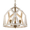 Asher 3 Light Pendant In Burnished Chestnut (0881-3P BC)