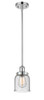 Bell - 1 Light - 5 inch - Polished Chrome - Mini Pendant (916-1S-PC-G54-LED)