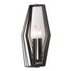 Gia 1 Light Sconce In Natural Black (2087-1W14 NB)
