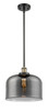Bell - 1 Light - 12 inch - Black Antique Brass - Mini Pendant (916-1S-BAB-G73-L-LED)