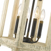 Octavia 4 Light Pendant In Antique Black Iron (0832-4P ABI)