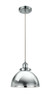 Derby - 1 Light - 10 inch - Polished Chrome - Cord hung - Mini Pendant (916-1P-PC-MFD-10-PC-LED)
