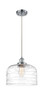 Bell - 1 Light - 12 inch - Polished Chrome - Cord hung - Mini Pendant (916-1P-PC-G713-L-LED)