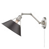 Orwell Articulating Wall Sconce in Pewter with Rubbed Bronze (3306-A1W PW-RBZ)