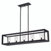 Smyth Linear Pendant in Matte Black with Clear Glass (2073-LP BLK-CLR)