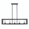 Smyth Linear Pendant in Matte Black with Clear Glass (2073-LP BLK-CLR)