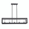 Smyth Linear Pendant in Matte Black with Clear Glass (2073-LP BLK-CLR)