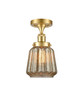Chatham - 1 Light - 6 inch - Satin Gold - Flush Mount (916-1C-SG-G146)