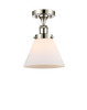 Cone - 1 Light - 8 inch - Polished Nickel - Semi-Flush Mount (916-1C-PN-G41)