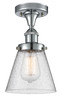 Cone - 1 Light - 6 inch - Polished Chrome - Semi-Flush Mount (916-1C-PC-G64)