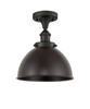 Derby - 1 Light - 10 inch - Oil Rubbed Bronze - Semi-Flush Mount (916-1C-OB-MFD-10-OB-LED)