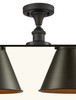 Appalachian - 1 Light - 7 inch - Oil Rubbed Bronze - Semi-Flush Mount (916-1C-OB-M13)