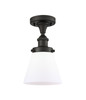 Cone - 1 Light - 6 inch - Oil Rubbed Bronze - Semi-Flush Mount (916-1C-OB-G61-LED)