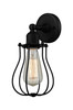 Muselet - 1 Light - 6 inch - Matte Black - Cord hung - Mini Pendant (900-1P-BK-CE513-BK-LED)