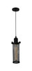 Quincy Hall - 1 Light - 5 inch - Matte Black - Cord hung - Mini Pendant (900-1P-BK-CE216-BK-LED)
