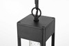 Amaris 15 Inch Led Outdoor Pendant In Black (OD604H15BK)