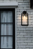 Elegant Furniture and Lighting Zora 24 Inch Outdoor Wall Sconce In Black (OD606W24BK)