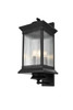 Collins 9.5 Inch Outdoor Wall Sconce In Black (OD316W24BK)