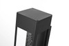 Elegant Furniture and Lighting Amaris 19 Inch Led Outdoor Wall Sconce In Black (OD604W19BK)