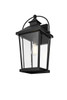 Elegant Furniture and Lighting Luz 20 Inch Outdoor Wall Sconce In Black (OD605W20BK)