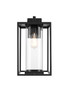 Memphis 8.5 Inch Outdoor Wall Sconce In Black (OD310W17BK)