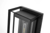 Etting 10 Inch Outdoor Wall Sconce In Black (OD355W16BK)