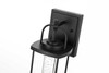 Elegant Furniture and Lighting Zev 15 Inch Led Outdoor Wall Sconce In Black (OD601W15BK)