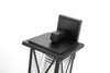 Elegant Furniture and Lighting Jada 15 Inch Outdoor Wall Sconce In Black (OD607W15BK)
