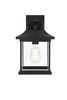 Saul 13 Inch Outdoor Wall Sconce In Black (OD612W13BK)