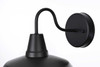 Elegant Furniture and Lighting Tinsley 13 Inch Outdoor Wall Sconce In Black (OD610W13BK)