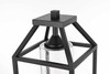 Elegant Furniture and Lighting Zora 26 Inch Outdoor Post Light In Black (OD606P26BK)
