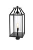 Elegant Furniture and Lighting Zora 26 Inch Outdoor Post Light In Black (OD606P26BK)