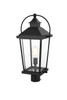 Luz 23 Inch Outdoor Post Light In Black (OD605P23BK)