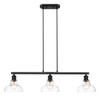 Carver Linear Pendant in Matte Black (0305-LP BLK-CLR)
