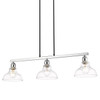Carver Linear Pendant in Chrome (0305-LP CH-CLR)