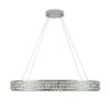 Artcraft Lighting Elegance Integrated LED Chandelier 40", Chrome with Crystal Glassware (AC6923PN)