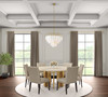 Artcraft Lighting Alessia Collection 19-Light Chandelier Brushed Brass (AC11782BR)