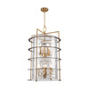 Artcraft Lighting Burford Collection 12-Light Chandelier Brass & Black (AC11812BB)