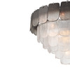 Artcraft Lighting Bianca 19 Light Chandelier, Polished Nickel, Crystalline Smoke with Piastra Type Glassware (AC12053CS)