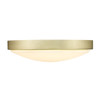 Gabi 13" Flush Mount in Brushed Champagne Bronze with Opal Glass (9128-FM13 BCB-OP)