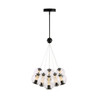 Artcraft Lighting Arlo Collection 8-Light Chandelier Black (AC6848BK)