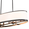 Artcraft Lighting High Street 8 Light Island Light 15", Black (AC12164BK)