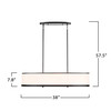 Artcraft Lighting High Street 8 Light Island Light 15", Black (AC12164BK)