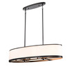 Artcraft Lighting High Street 8 Light Island Light 15", Black (AC12164BK)
