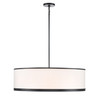 Artcraft Lighting High Street 8 Light Island Light 30", Black (AC12165BK)