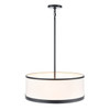 Artcraft Lighting High Street 4 Light Chandelier 18", Black (AC12162BK)