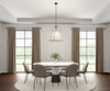 Artcraft Lighting Pullman Collection 4-Light Pendant Black (SC13364BK)